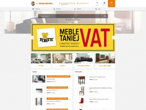 Sklep internetowy z przeróżnymi meblami